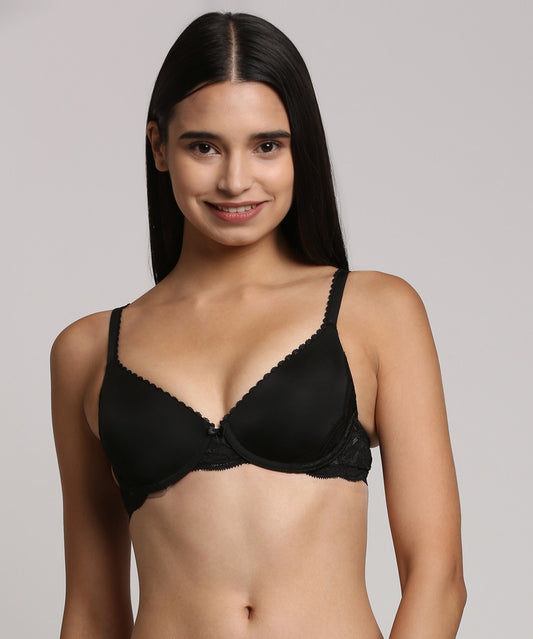 Perfect Fit Padded Full Cup T-Shirt Bra Set