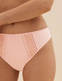 Microfibre & Lace Bikini Knicker