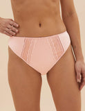 Microfibre & Lace Bikini Knicker