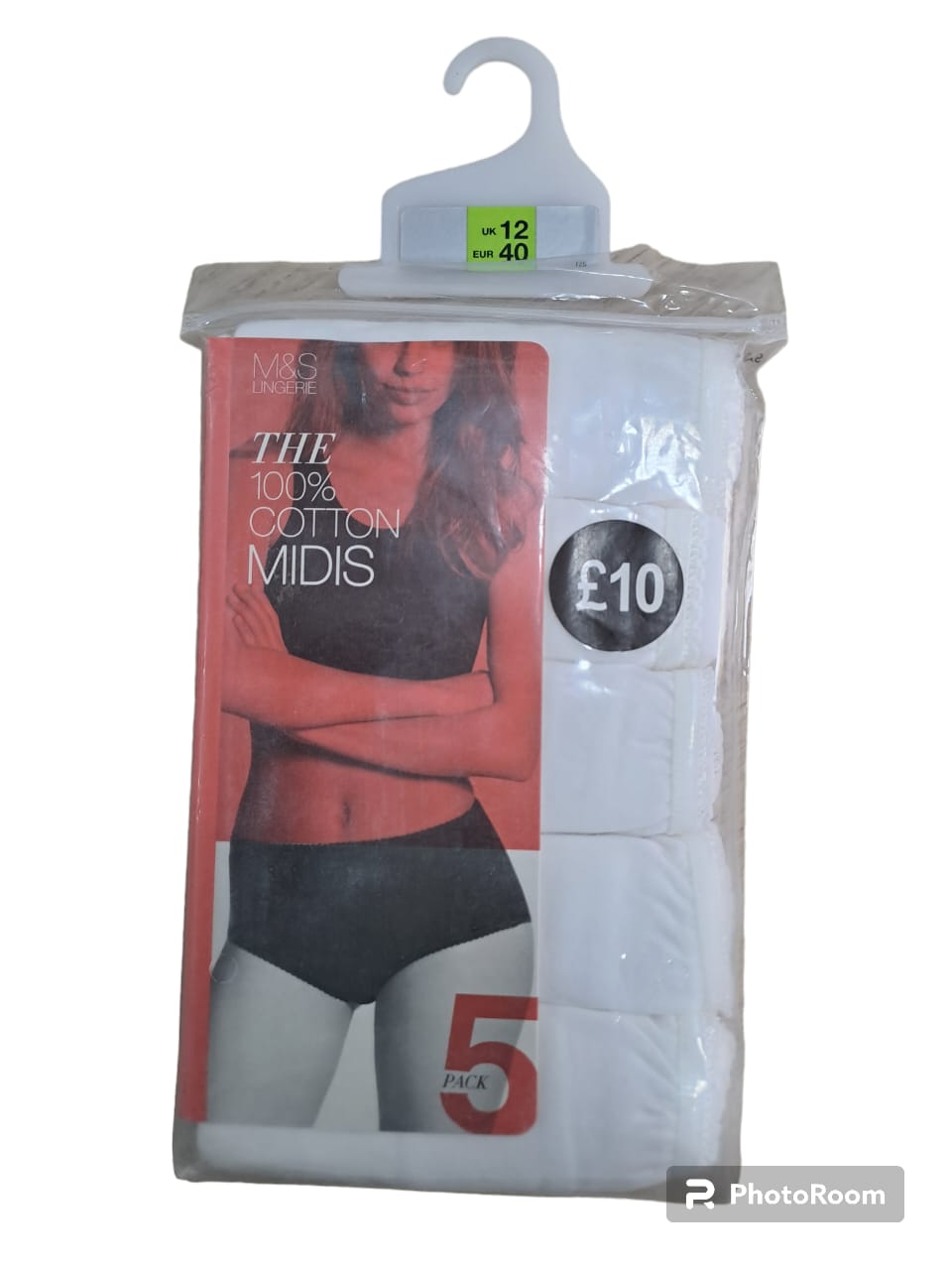 5pk Cotton Lycra® Midi Knickers