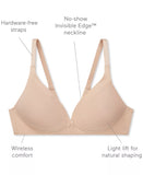 Warners® Invisible Bliss® Cotton Comfort Wireless Lift T-shirt Bra