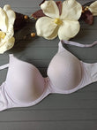 Smooth light lilac bra