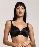 Silk & Lace Padded Plunge Bra