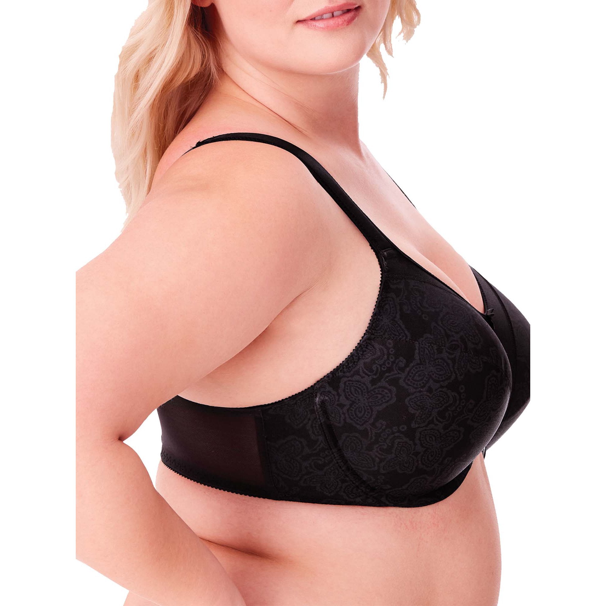 Satin Tracings Underwire Minimizer Bra