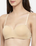 STRAPLESS NON WIRED BALCONY BRA