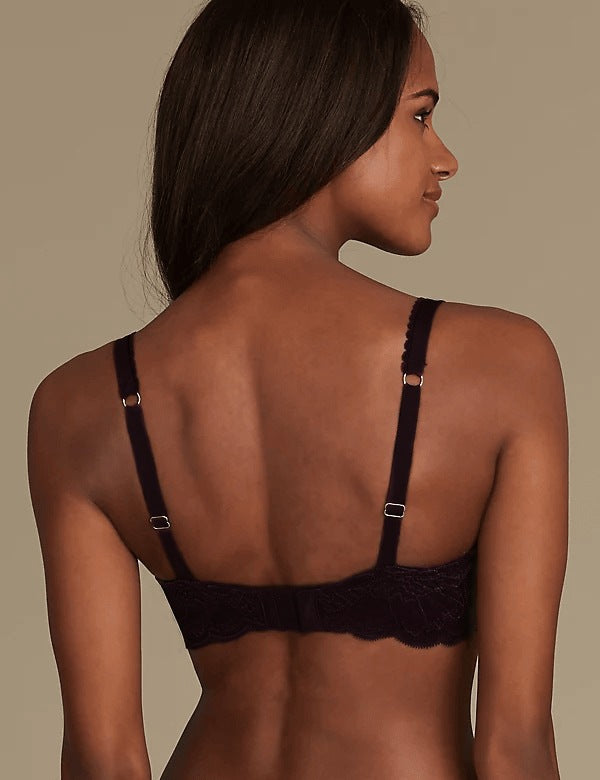 Perfect Fit Padded Push-up Plunge Bra