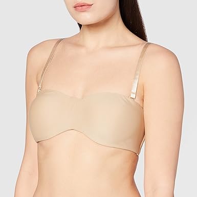 Lilyette Tailored Strapless Minimizer Beige  Bra