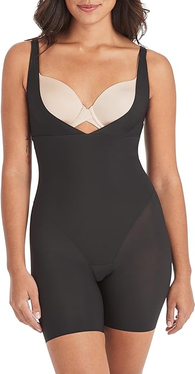 Women's Wear-Your-Own-Bra Body Shaper, Firm Control Shapewear, Open-Bust