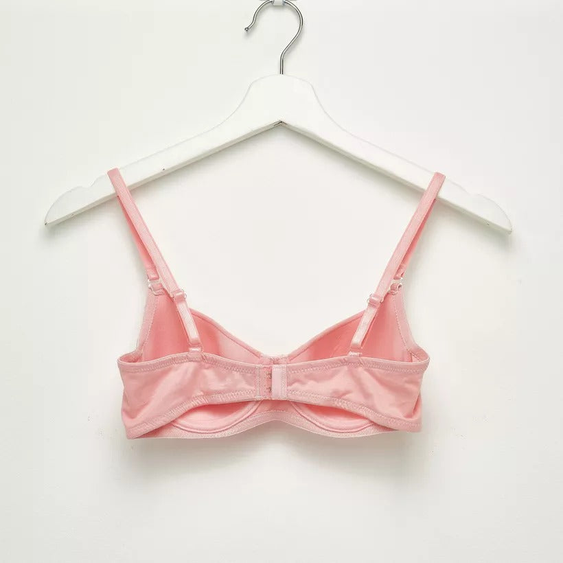 2pk Padded T-shirt Bra with Hook and Eye Closure