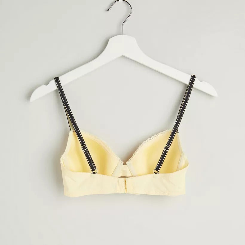 2 Assorted Padded T-shirt Bra with Hook and Eye Closure