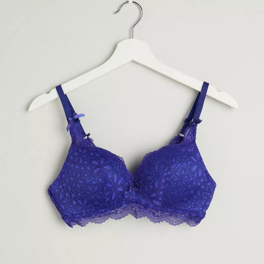 Lace Padded Push Up Bra Set