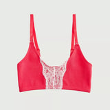 2Pk Lace  Non-Padded Sports Bra with Adjustable Straps