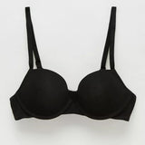 2 Padded Balconette Bra with Hook and Eye Closure