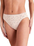 Lycra Daisy Print High Leg Knickers,