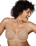 Modern Curvy Unlined Full Coverage Balconette Bra