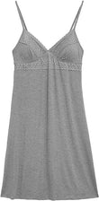 Sumptuously Soft Lace Trim Short Chemise,