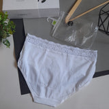 Cotton Lycra® & Lace Full Briefs