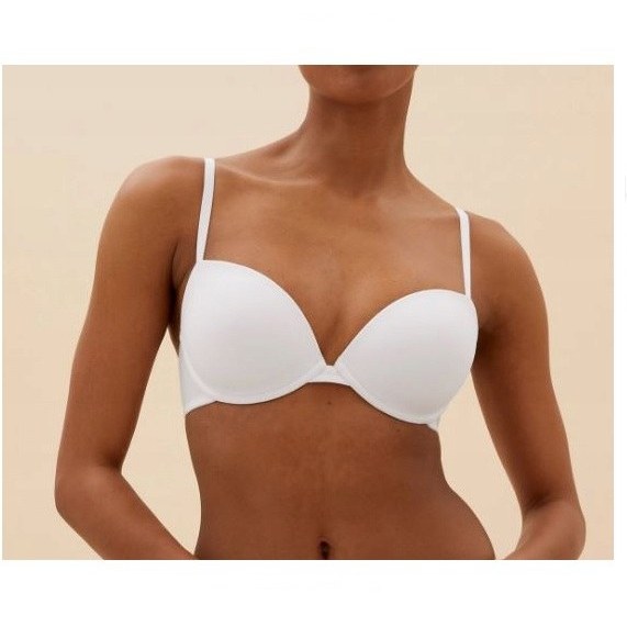 3pk Wired Full Cup T-Shirt Balcony Bras A-E