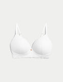 Lace Wired Padded Full Cup Bra Set