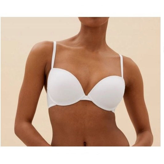 3pk Wired Full Cup T-Shirt Balcony Bras A-E