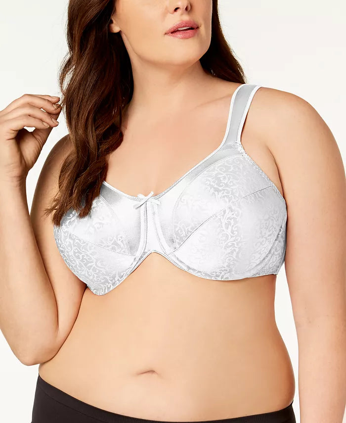 Minimizer Satin Tracings Comfort Strap Underwire Bra