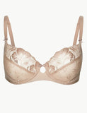 Olivia Embroidered Non-Padded Balcony Bra