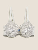 Lace Trim Wired Full Cup Bra