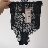 High Waisted Lace Brazilian knickers