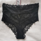 High Waisted Lace Brazilian knickers