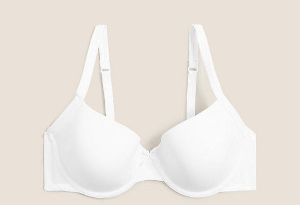 Cotton Underwired Balcony Bra Set