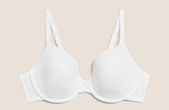 Underwired Plunge T-Shirt Bra Set