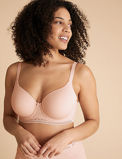 Cotton Wired T-Shirt Bra Set