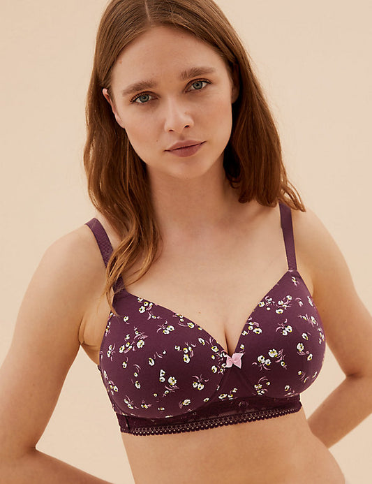 Full Cup Non-Wired Padded Bra Set