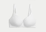 Cotton Plain Non Wire Neck  Bra