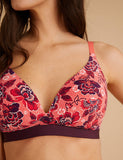 Cotton Non Wired Plunge Bra