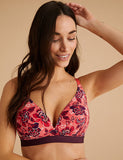 Cotton Non Wired Plunge Bra