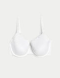 Lace Trim Padded Full Cup Bra Set