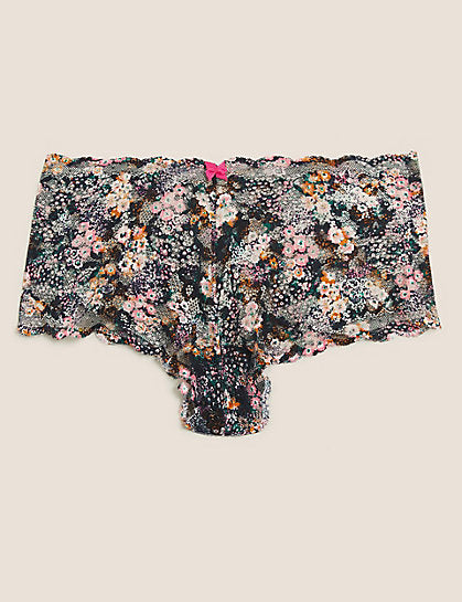 All Over Lace Floral Shorts