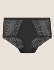 Sumptuously Soft™ Lace Trim High Rise Knicker