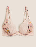 Silk & Lace Non Padded Plunge Bra