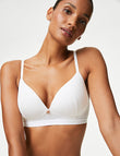 Strapless T- Shirt  Bra with Rib Weave