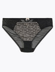 Love Embroidered High Leg Knicker