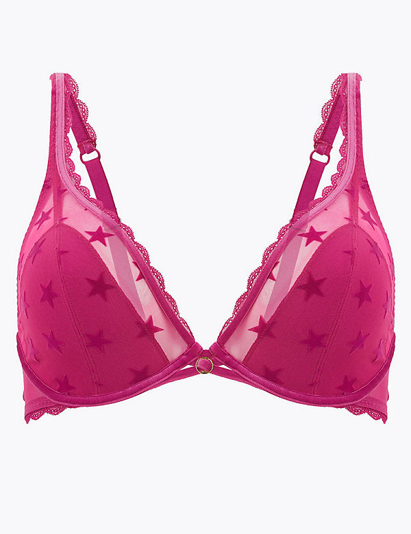 Star Flock High Apex Plunge Bra