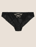 Spot Embroidery Low Rise Brazilian Knicker