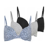 3Pk Balcony Full Cup T-Shirt Wired Bras A - E