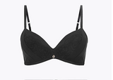 Silk & Lace Push Up Plunge Bra