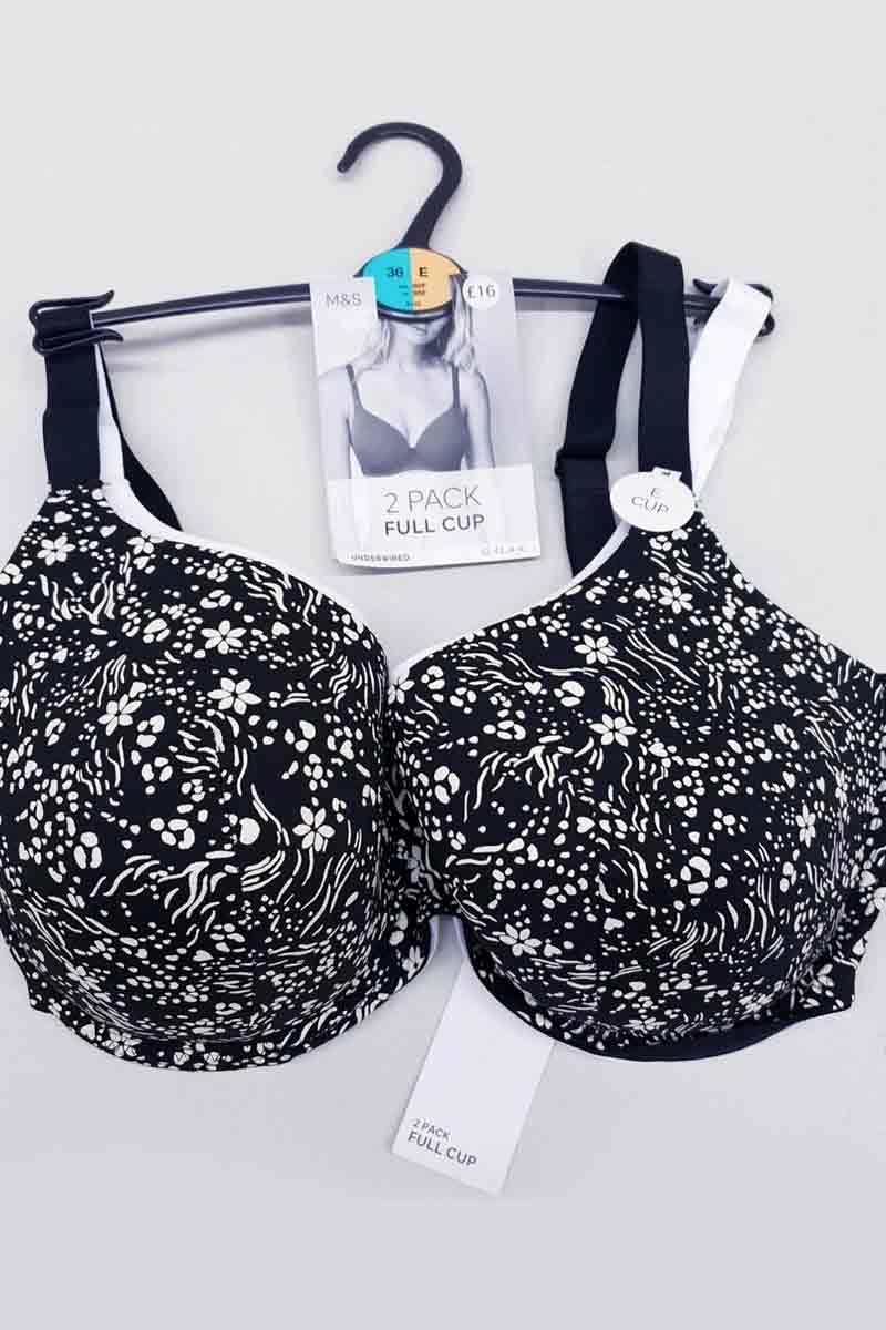 2Pk Full Cup T-Shirt  Wired Bras A - E