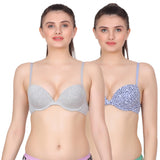 3Pk Balcony Full Cup T-Shirt Wired Bras A - E