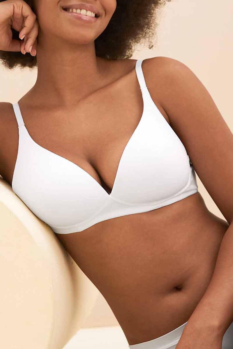 Non Wired Plunge Full Cup T-Shirt Bra