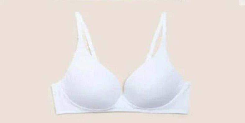 Non Wired Plunge Full Cup T-Shirt Bra Set